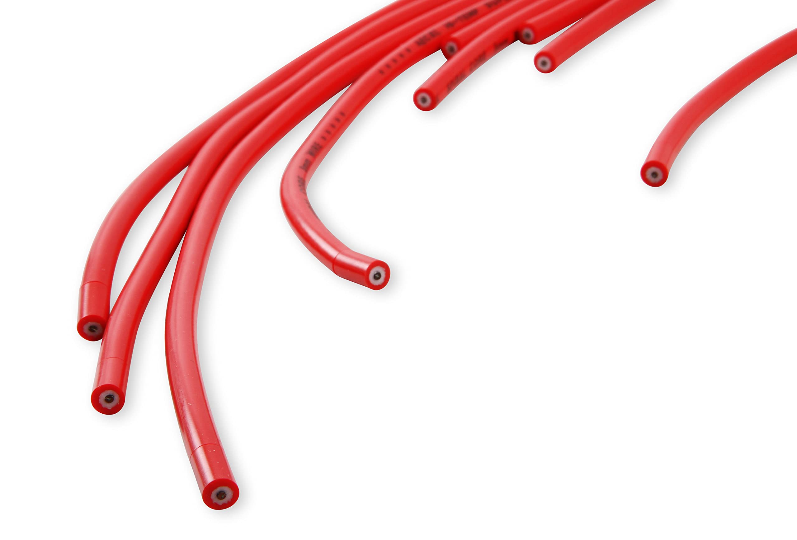 ACCEL Super Stock 5041R Spark Plug Wire Set - 8mm - Universal - Red Wire with Red 90 Degree Boots