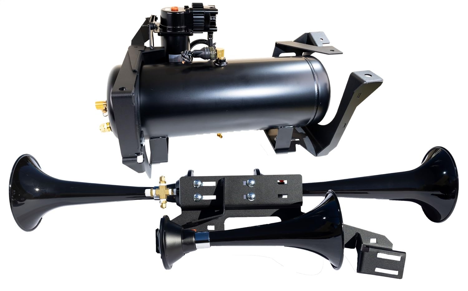 Kleinn Air Horns Train Horn Direct Fit and Onboard Air System for 2007-2019 GM 2500HD & 3500HD (GMHD-230)