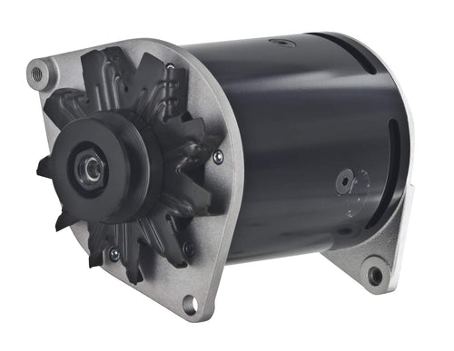 PowerGEN Alternator Powermaster 82158 (Ford Black 90A 12V T-Bird 1958-'63 w/Step Pulley for 3/8" Belt), 1 Pack
