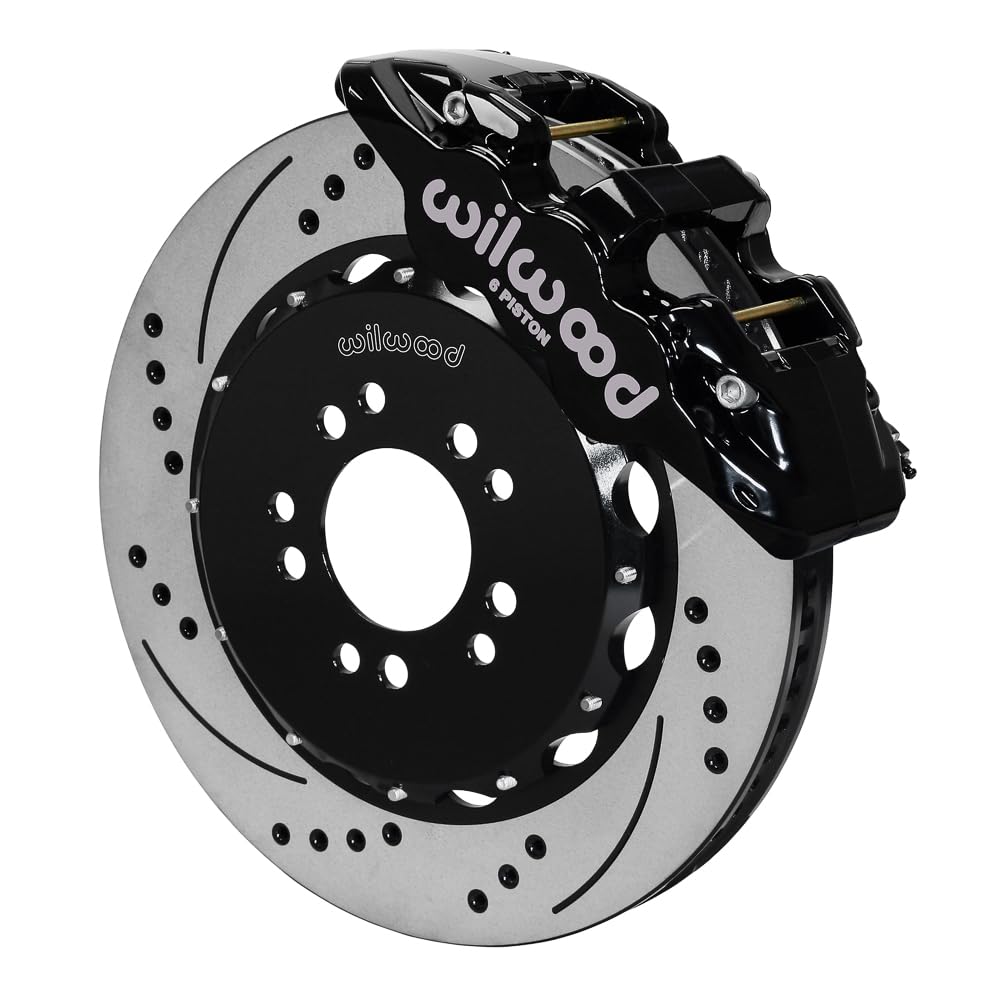 AERO6 Wilwood Front Hat Kit 15.00 Drilled 2014-up Corvette C7 w/Lines