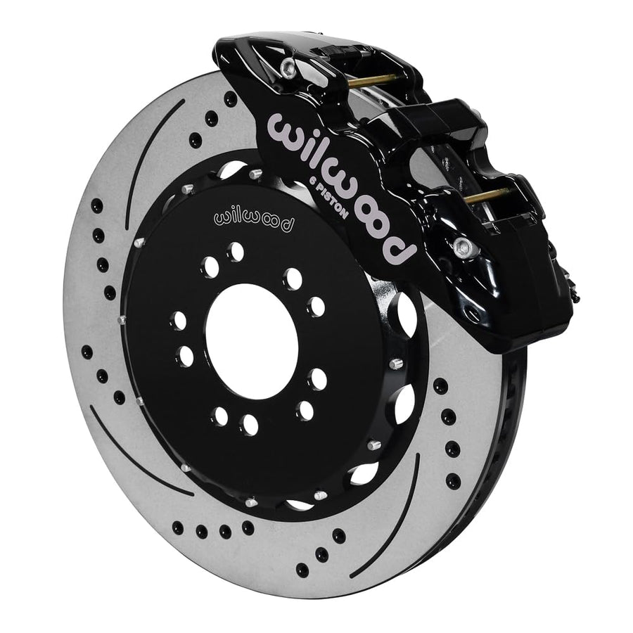 AERO6 Wilwood Front Hat Kit 15.00 Drilled 2014-up Corvette C7 w/Lines