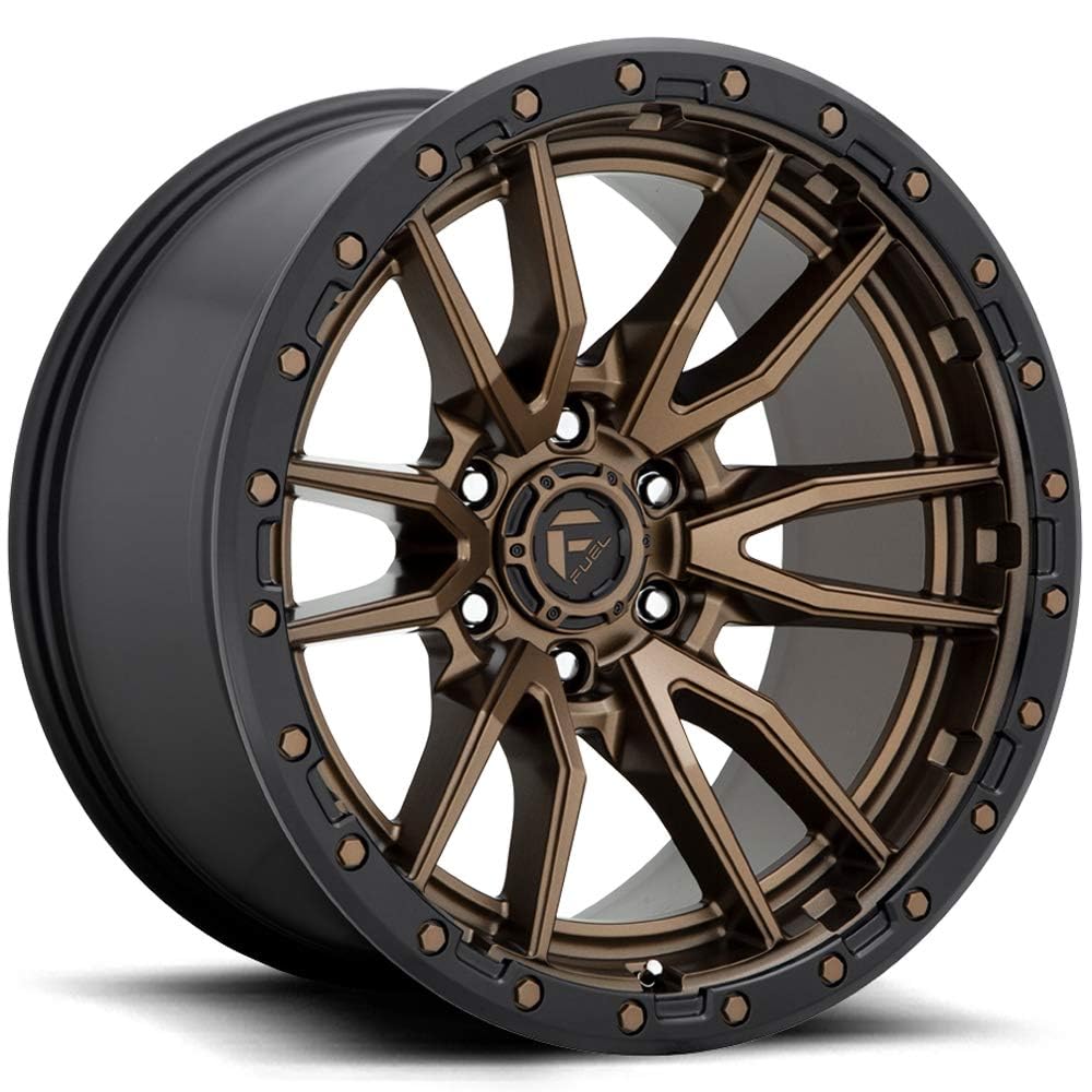 FUEL OFF-ROAD 18X9 REBEL 6X120 5.04 1mm MATTE BRONZE BLACK BEAD RING - D68118909450