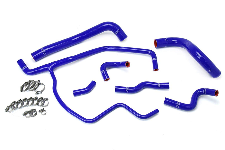 Blue HPS 57-1583-BLUE Silicone Radiator and Heater Hose Kit Coolant