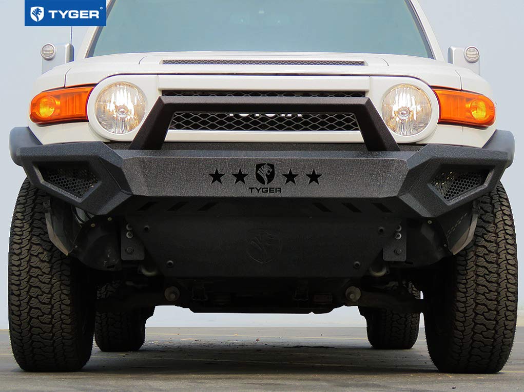 Tyger Auto TG-BP6T80668 Front Bumper Kit Tyger Fury Compatible with 2007-2014 Toyota FJ Cruiser | Textured Black | Rock Crawler