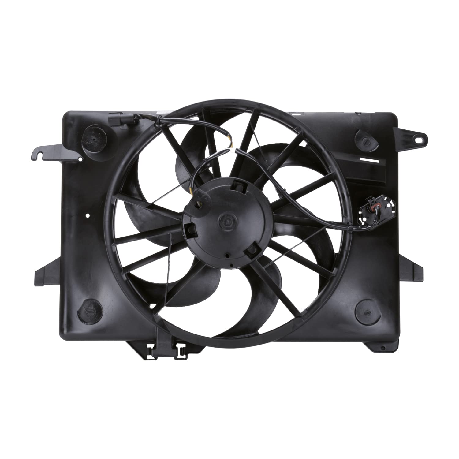 Cooling Fan Assembly TYC 620680 Compatible with 2000-2002 Ford Crown Victoria, Black