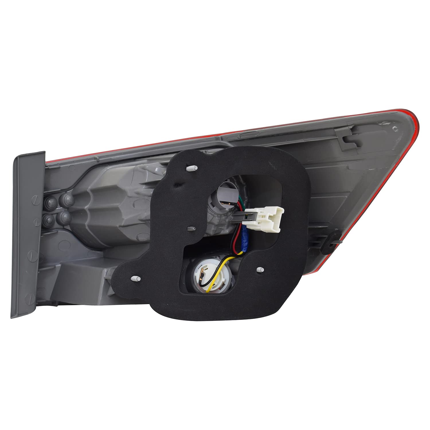 Left TYC Tail Light Assembly Compatible with 2010-2013 Kia Forte