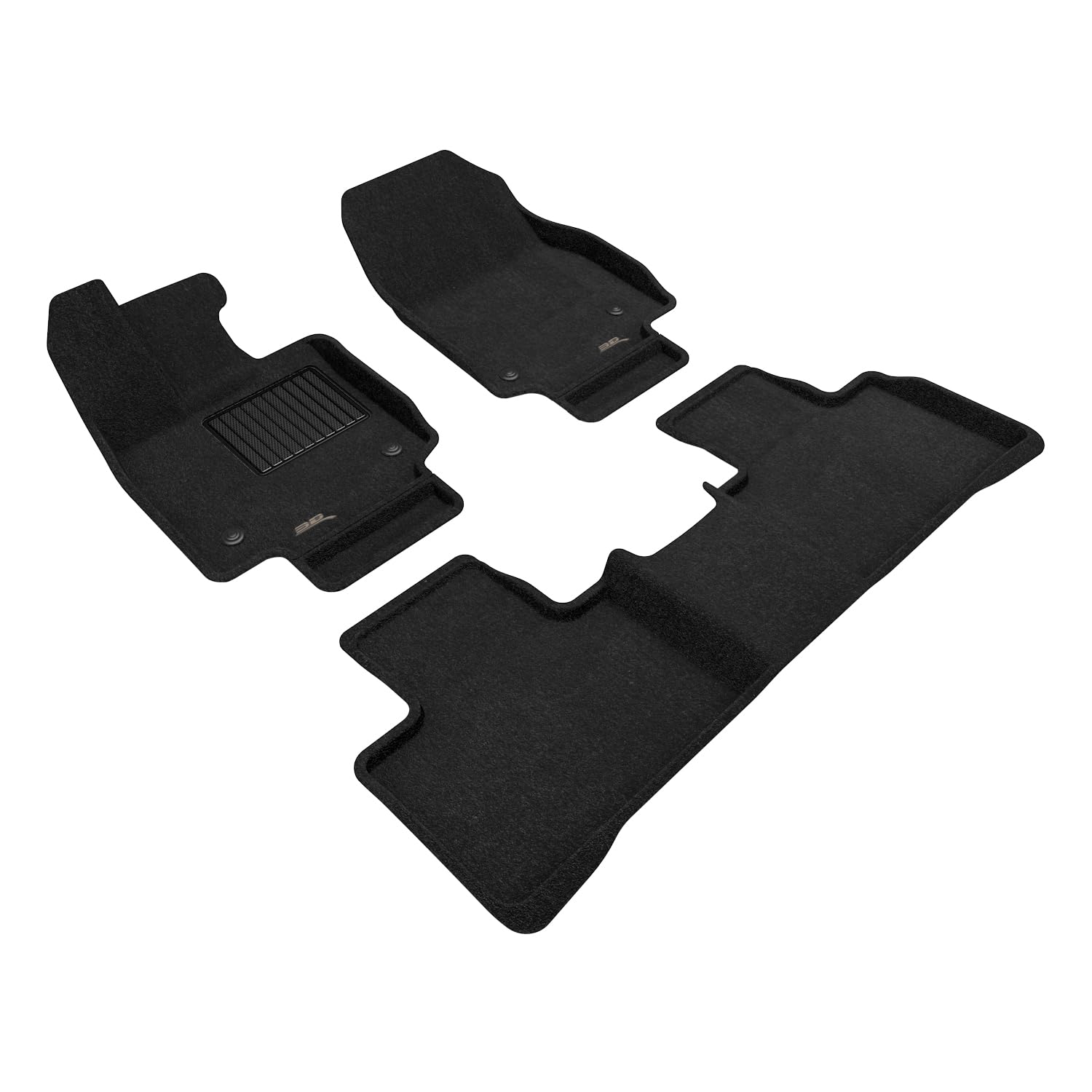 Elegant 3D MAXpider Floor Mat (Black) Compatible with Lexus RX 2023-2024 - Full Set