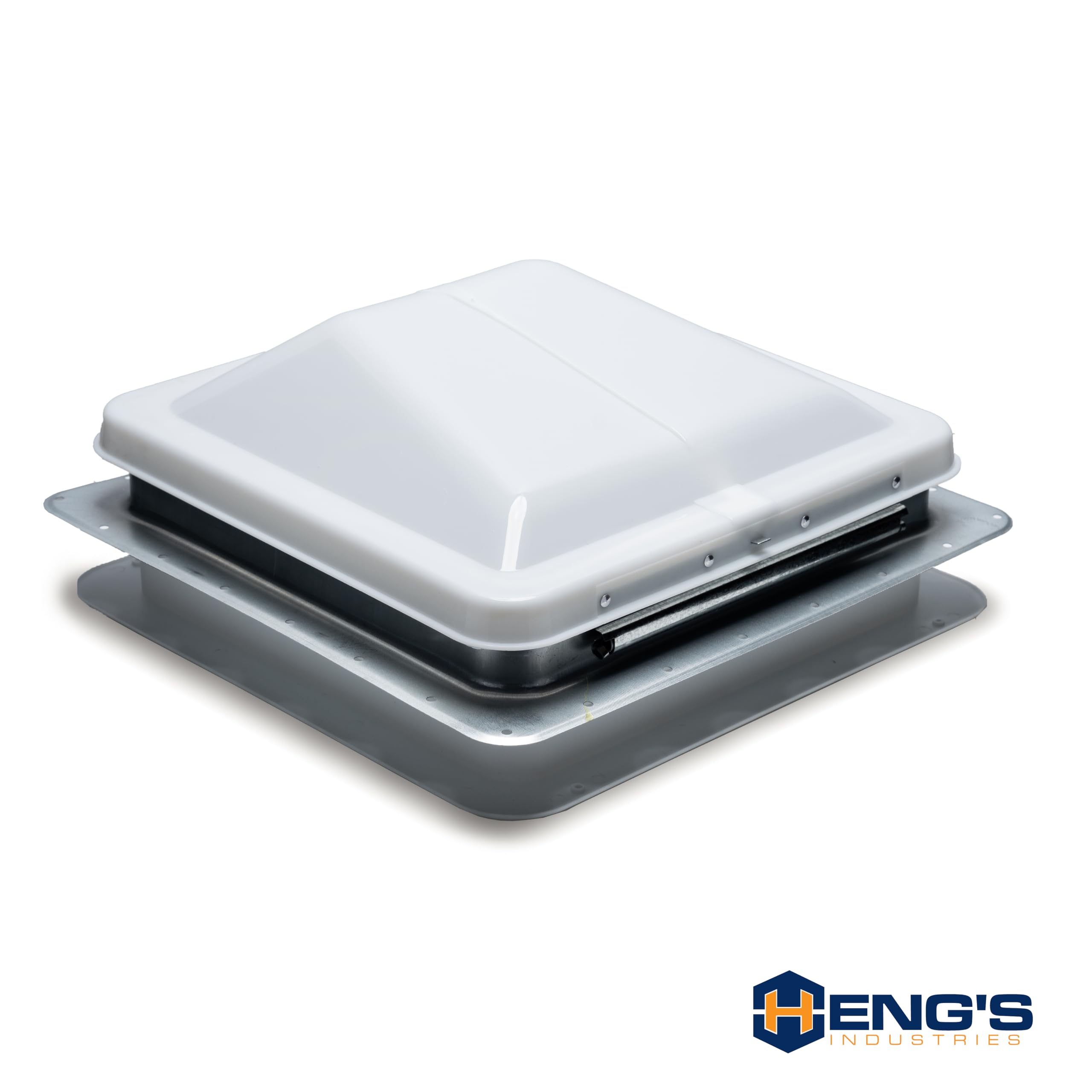 Universal Roof Vent Heng's 71111A-C1G1 Non-Powered with Exchange Lid - 14" White