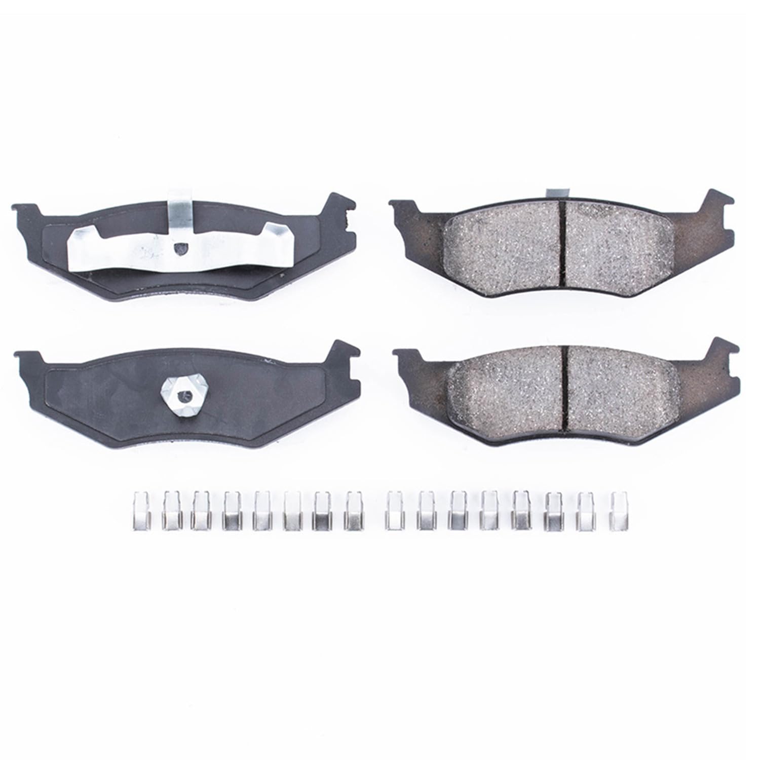 Power Stop Front Brake Kit For Chrysler 1993-94 Concorde | Daytona 1989-92 | Imperial 1991-93 | Intrepid 1993-94 | LeBaron 1989-95 - Ceramic Brake Pads With Installation Hardware, 17-512