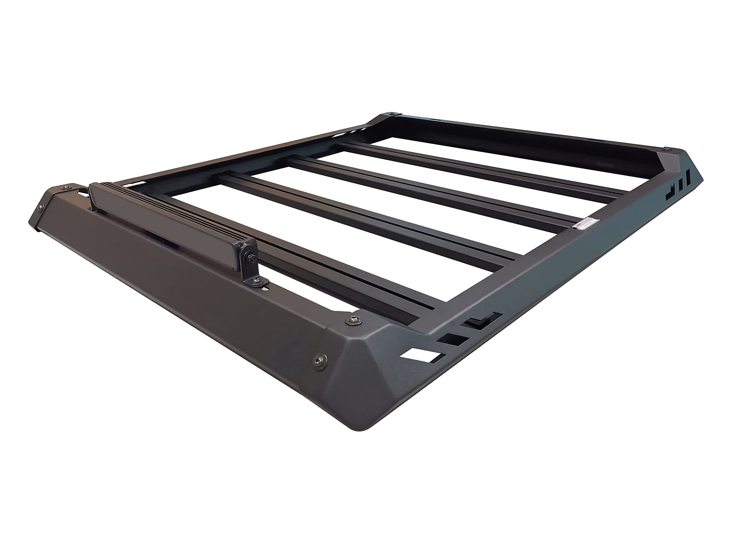 Traveler Black Horse Aluminum Roof Mounted Cargo Basket Rack (50"x9"x15") Aluminum Compatible with Trucks Cars SUVS-TRRB2