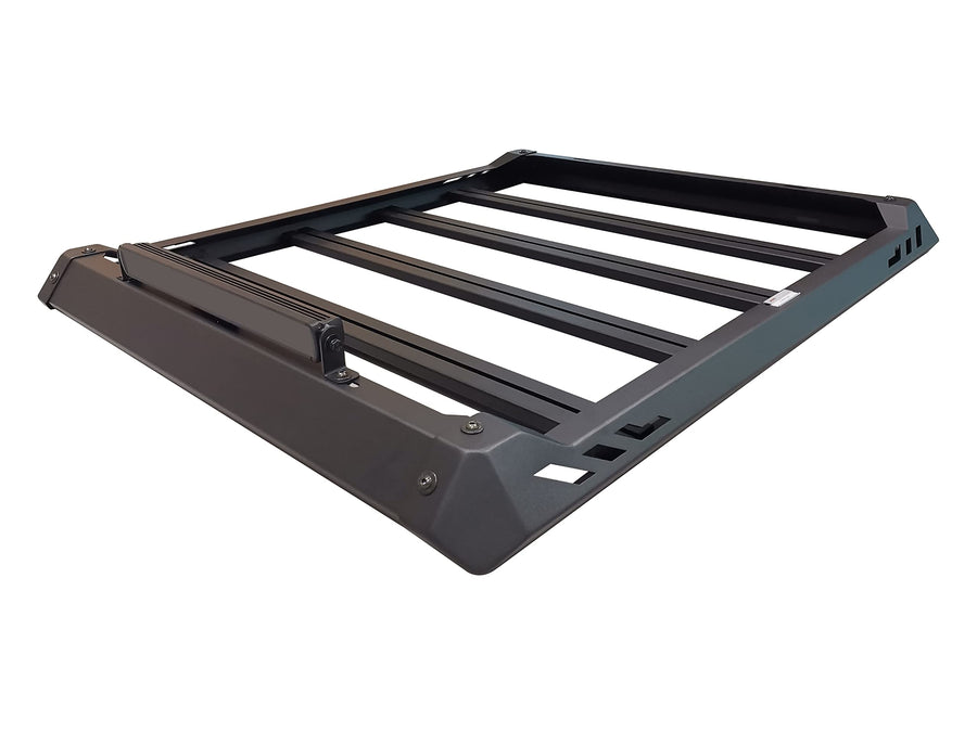 Traveler Black Horse Aluminum Roof Mounted Cargo Basket Rack (50"x9"x15") Aluminum Compatible with Trucks Cars SUVS-TRRB2