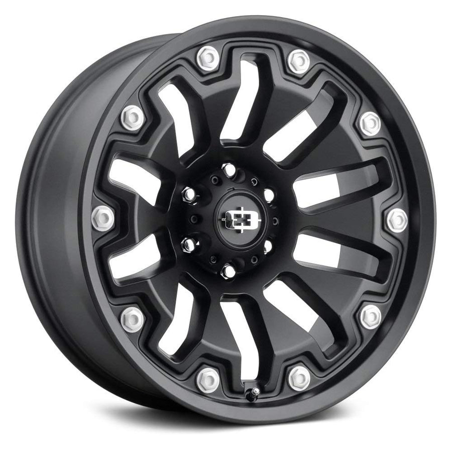 362 Armor Vision 18x9 6x5.5" -12mm Satin Black Wheel Rim 18" Inch