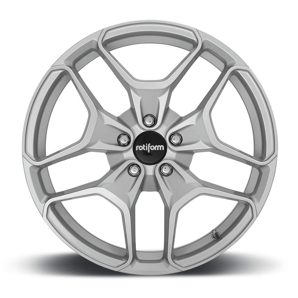 1PC Rotiform R173 19X8.5 5X112 MACH SLV 45MM - R173198543+45