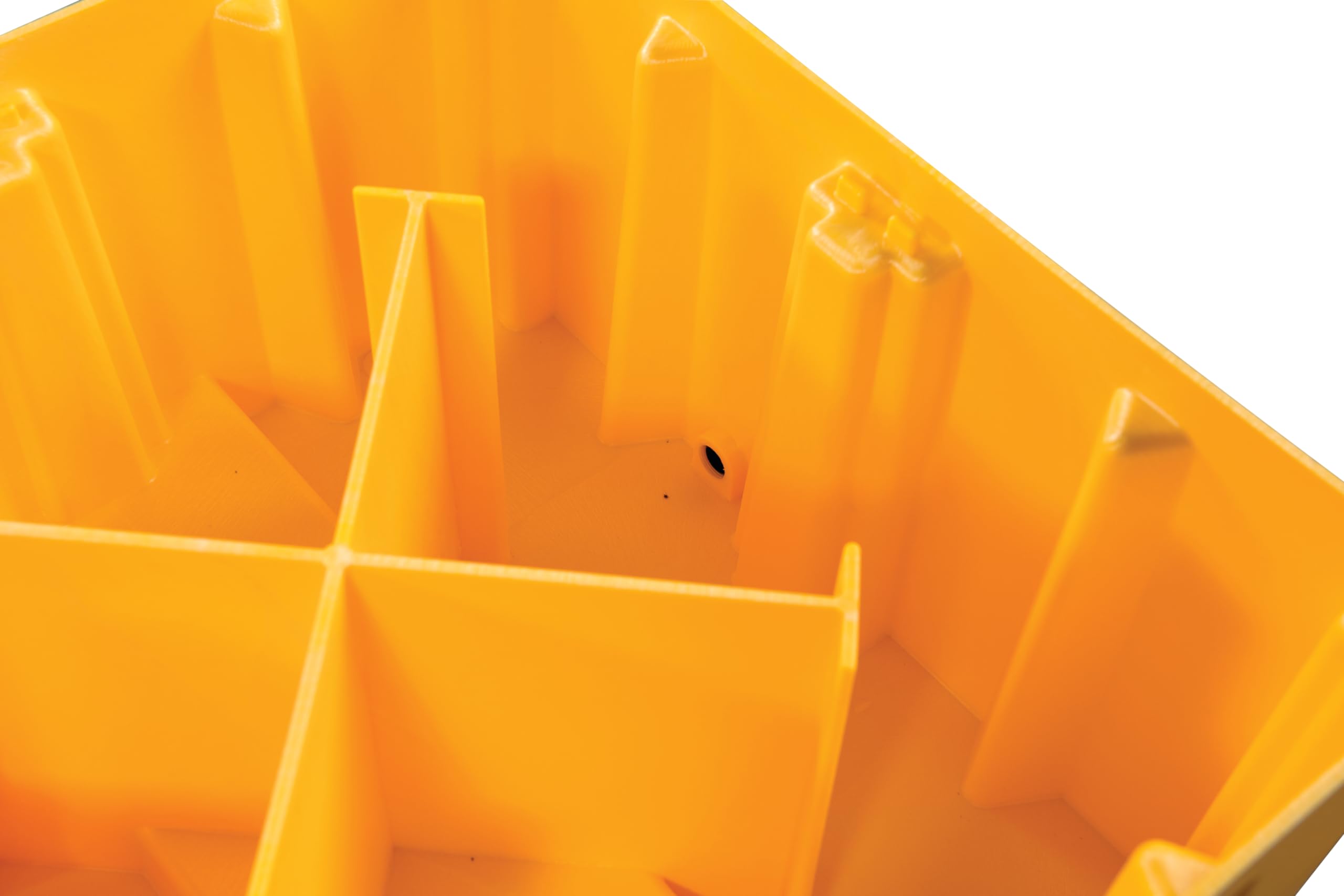 2 Eagle Drum Spill Containment Pallet with Drain and Forklift Pockets, 51.5"x26.25"x13.75", 66 Gallon Sump, 4,000 lbs. Load Capacity Secondary Containment Pallet, Made in USA, Yellow, 1620