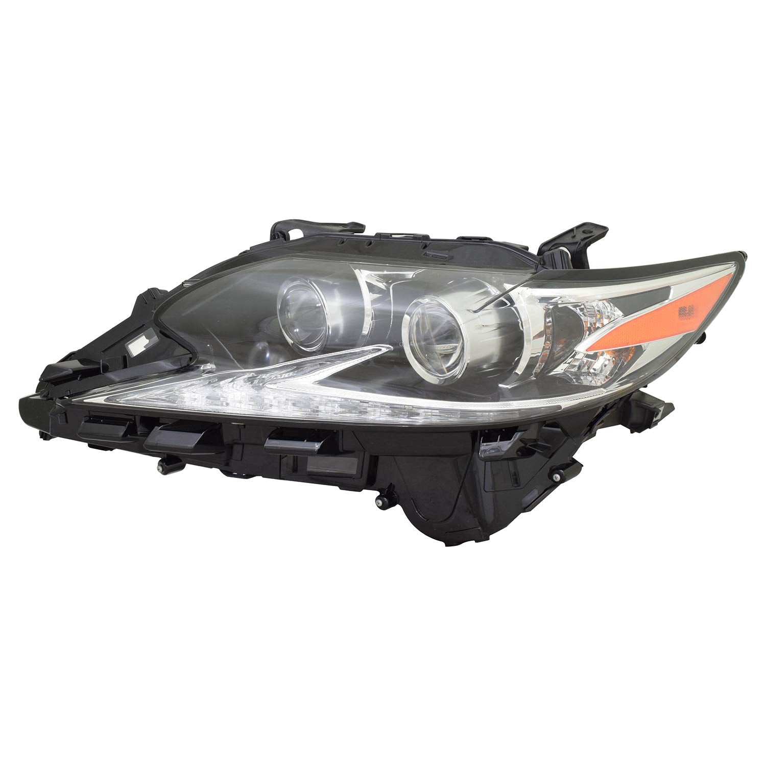 Left TYC Headlight Assembly Compatible with 2016-2018 Lexus ES350