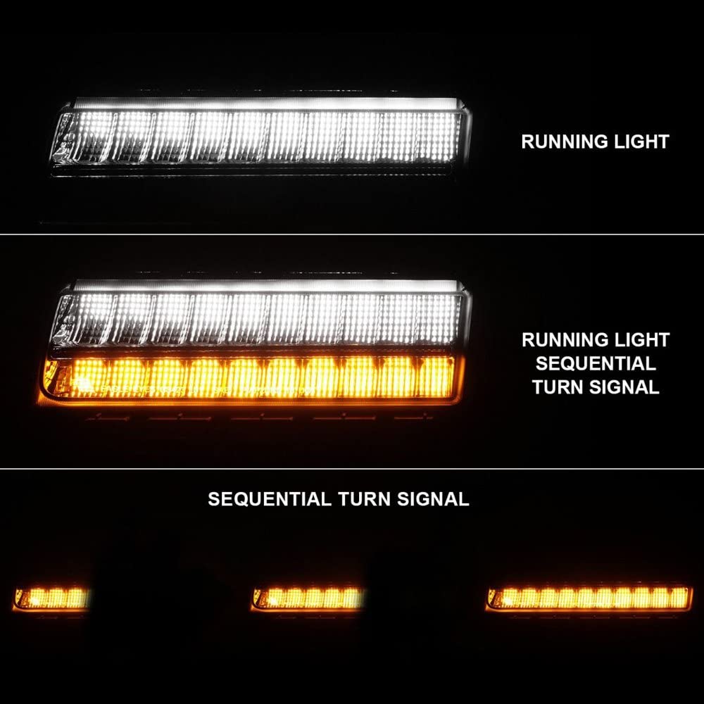 Wrangler ANZO (511088) 18-21/Gladiator 20+ Smoke LED Side Marker Lights w Sequential Signal