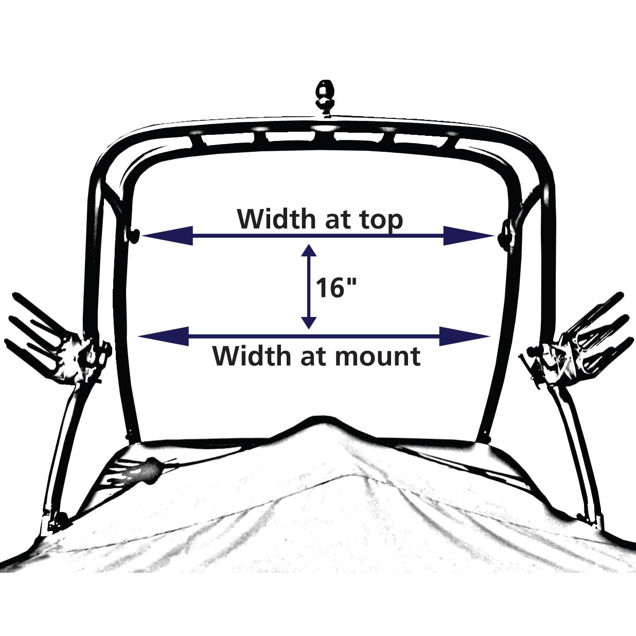 Tower Taylor Made Products Bimini Top 62174