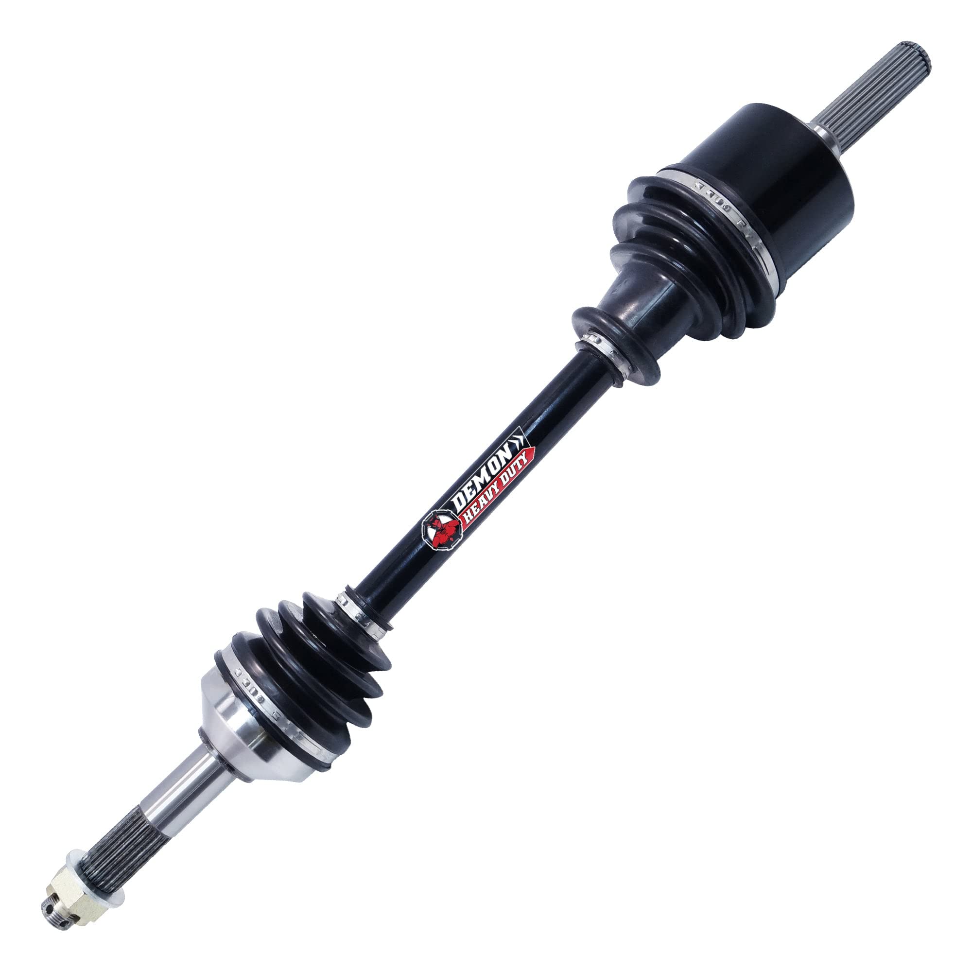 Heavy Duty Demon Powersports Front Left Axle for (2006-15) Can Am Outlander/Renegade, in Dual Heat Treated High Strength, Wider Angles & Molybdenum Grease Precision OEM: 705401578