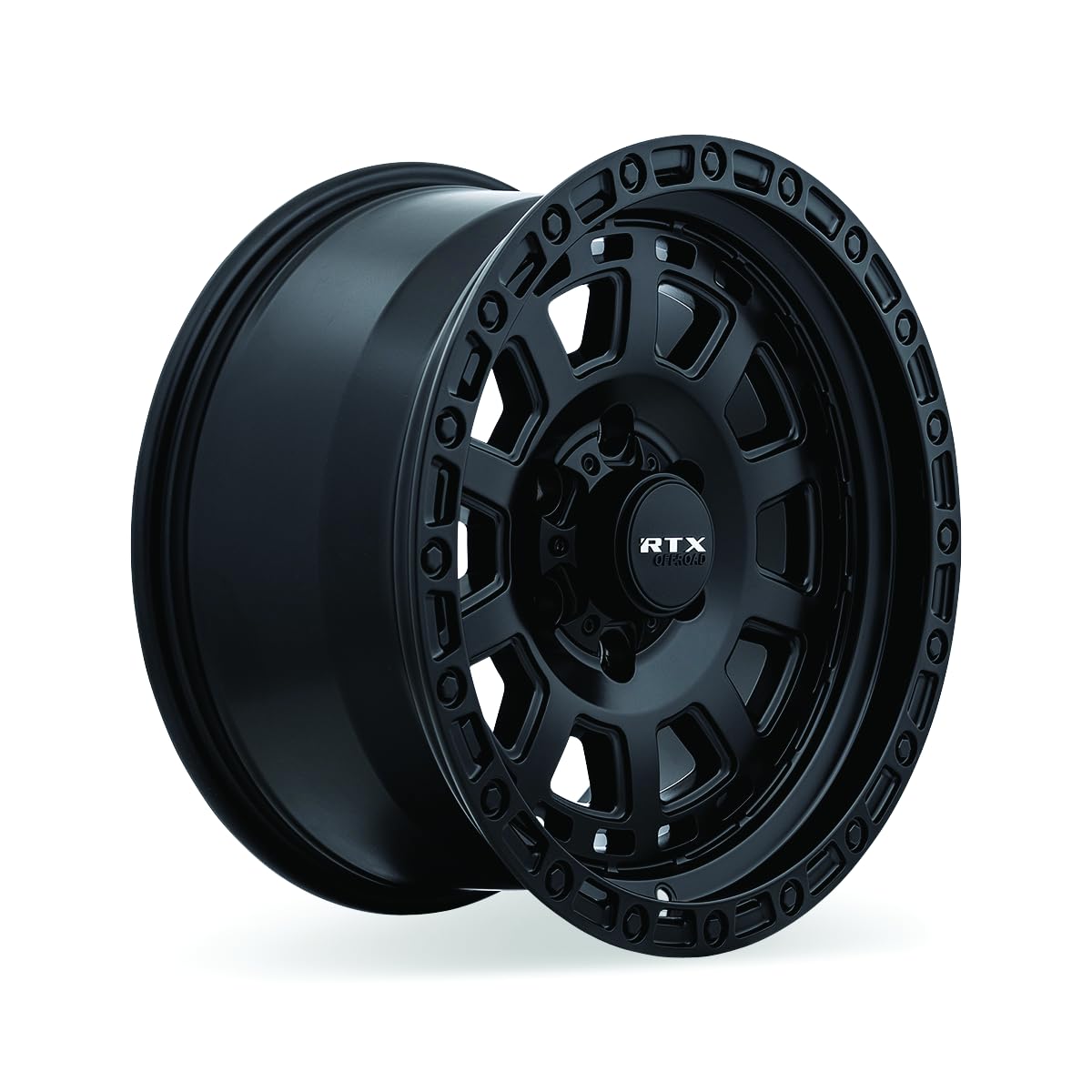Custom RTX Titan Wheel - 18x9, 0 Offset, 6x135 Bolt Pattern, 87.1mm Hub - Satin Black Rim
