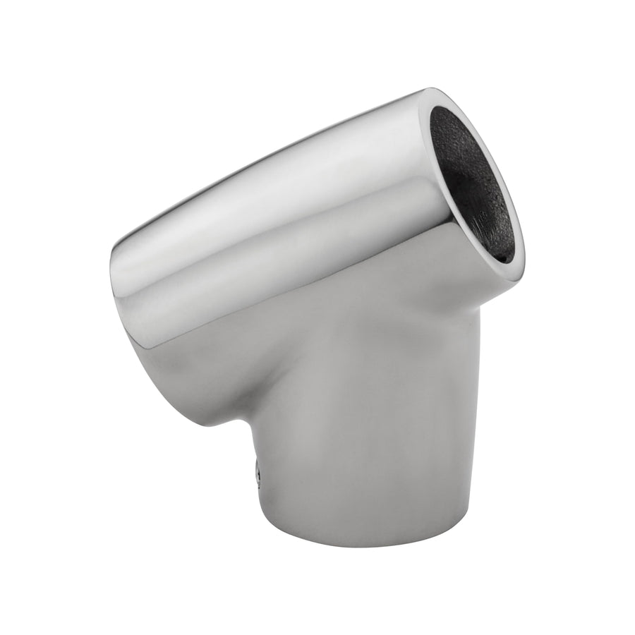Whitecap S-1490C 60° Universal Tee Rail Fitting - 7/8" Tube O.D, CP/Zamac IND