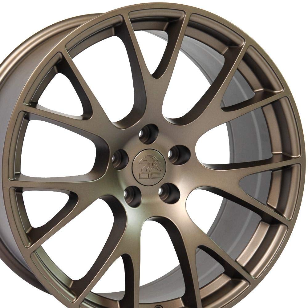 DG69 OE Wheels 22" Replica Wheel 22x10 Bronze Fits Dodge RAM Hellcat Rim 5550-25BR