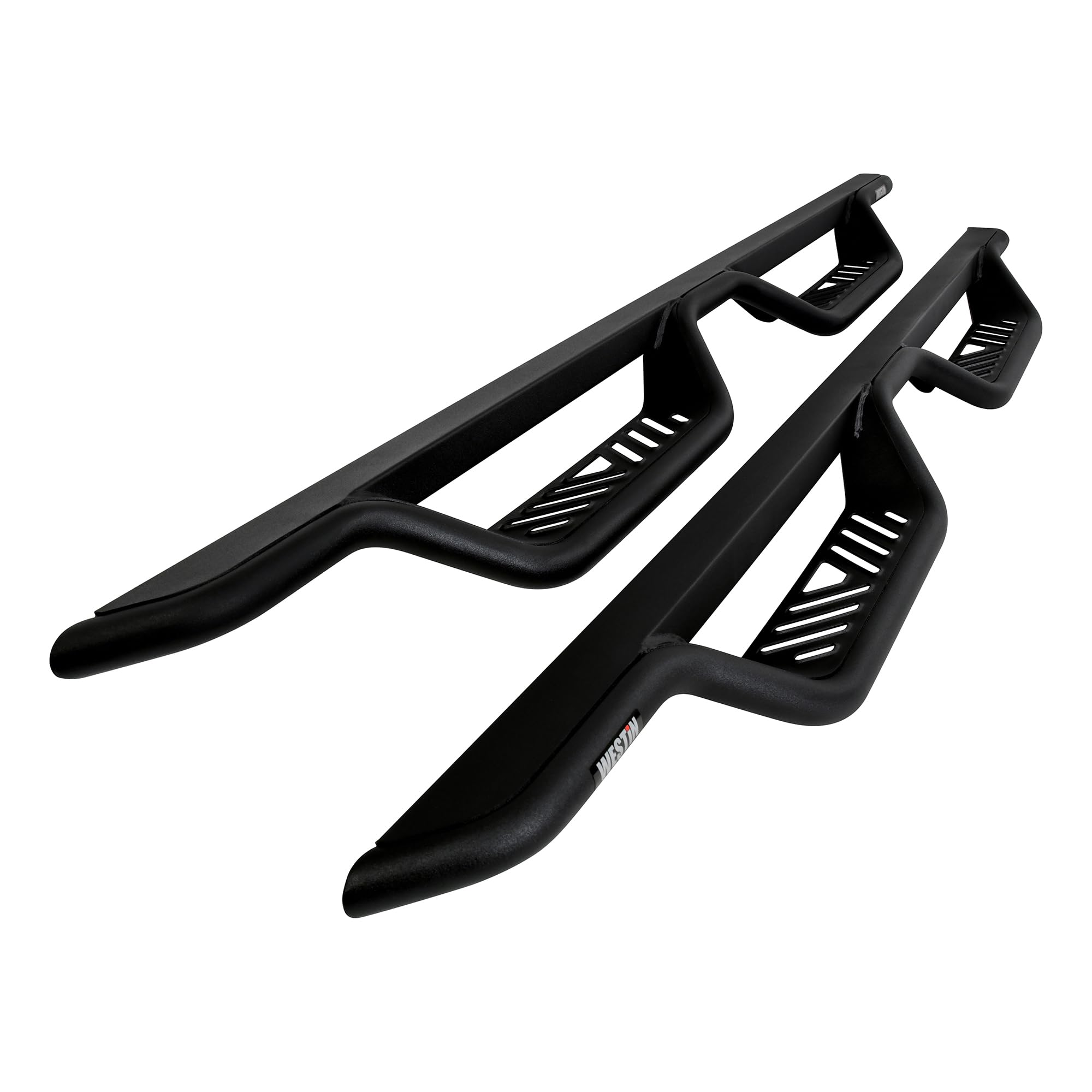 Outlaw Westin 20-13715 Drop Nerf Step Bars fits 2014-2018 Chevrolet Silverado/Sierra 1500 Double Cab (Rocker Mount); 2019 Silverado LD; 2019 Sierra 1500 Limited