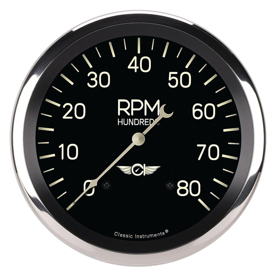 Classic Instruments Classic Series 4 5/8" Tach 8000 RPM