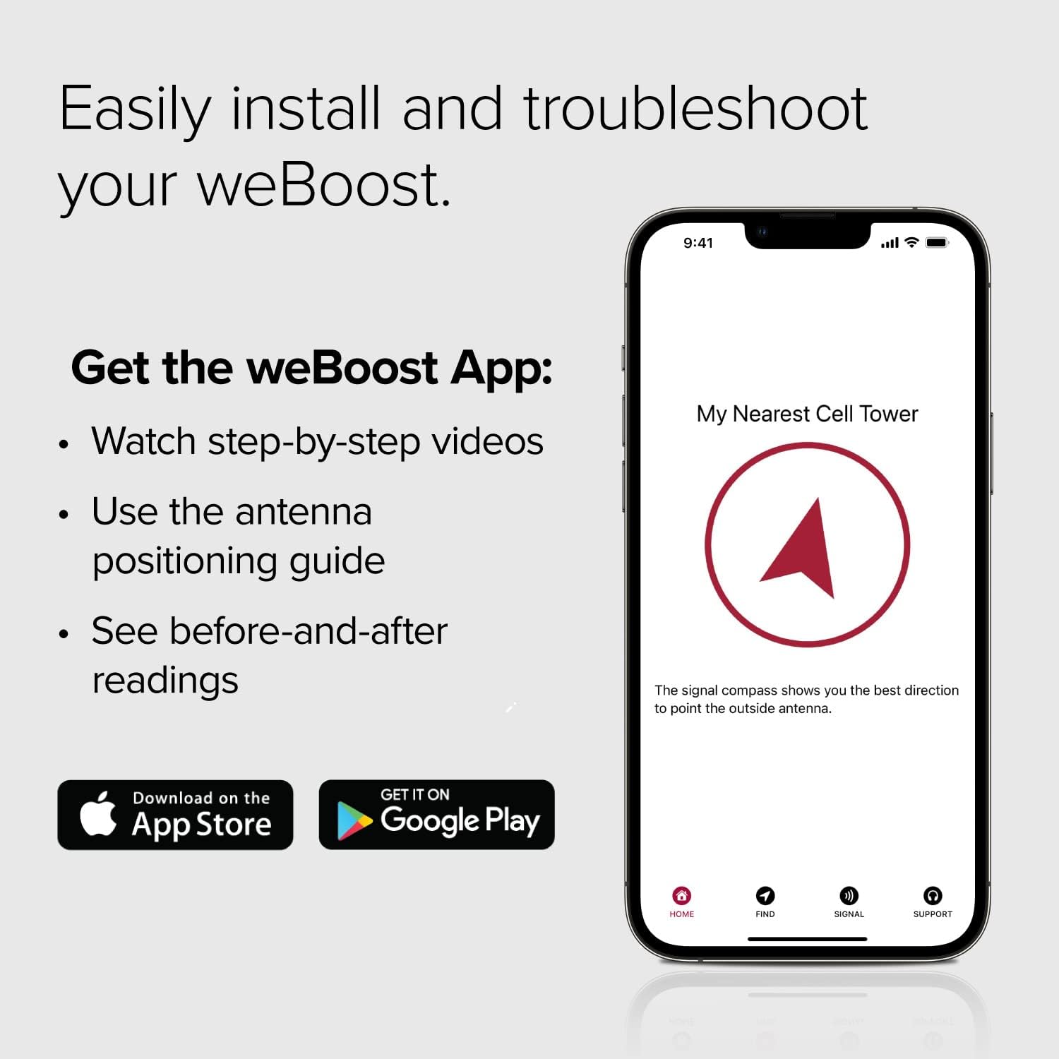 Drive X RV weBoost - Cell Phone Signal Booster kit | Boosts 5G & 4G LTE for All U.S. & Canadian Carriers - Verizon, AT&T, T-Mobile, more | Made in the U.S. | FCC Approved (model 471410)