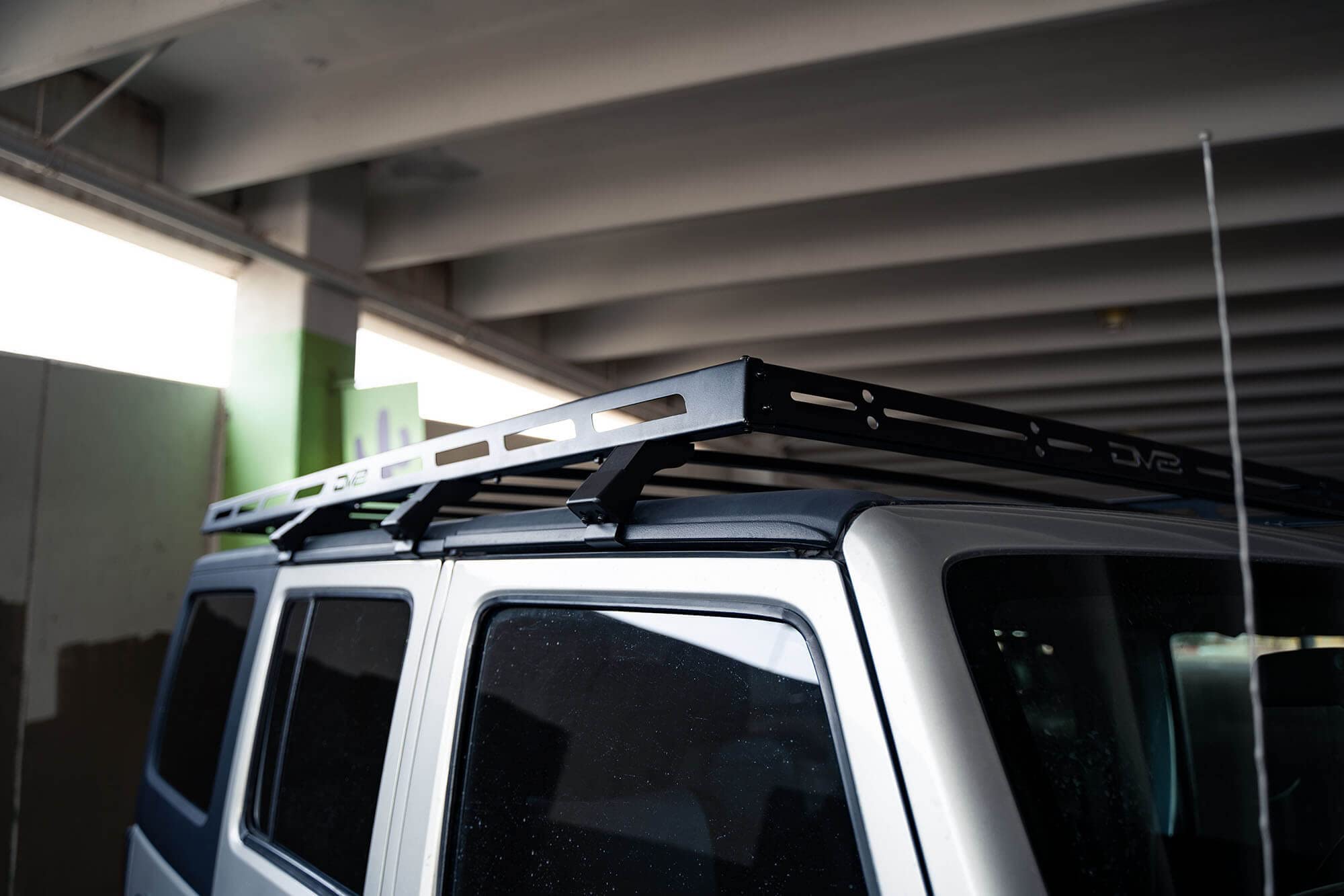 Roof Rack Full-Length for 2007-2018 Jeep Wrangler JK 4-Door | Mount Roof Top Tent | Bolt-On Installation | Multiple Tie Down Points | 300 lb Capacity | Multiple Accessories | DV8 Offroad