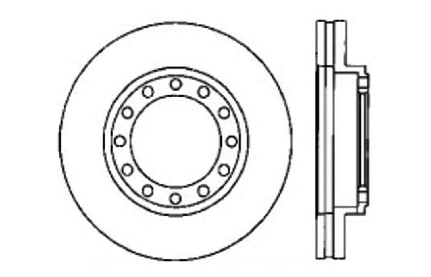 Sport Drilled/Slotted Brake Rotor StopTech 127.76001R (Front Right), 1 Pack