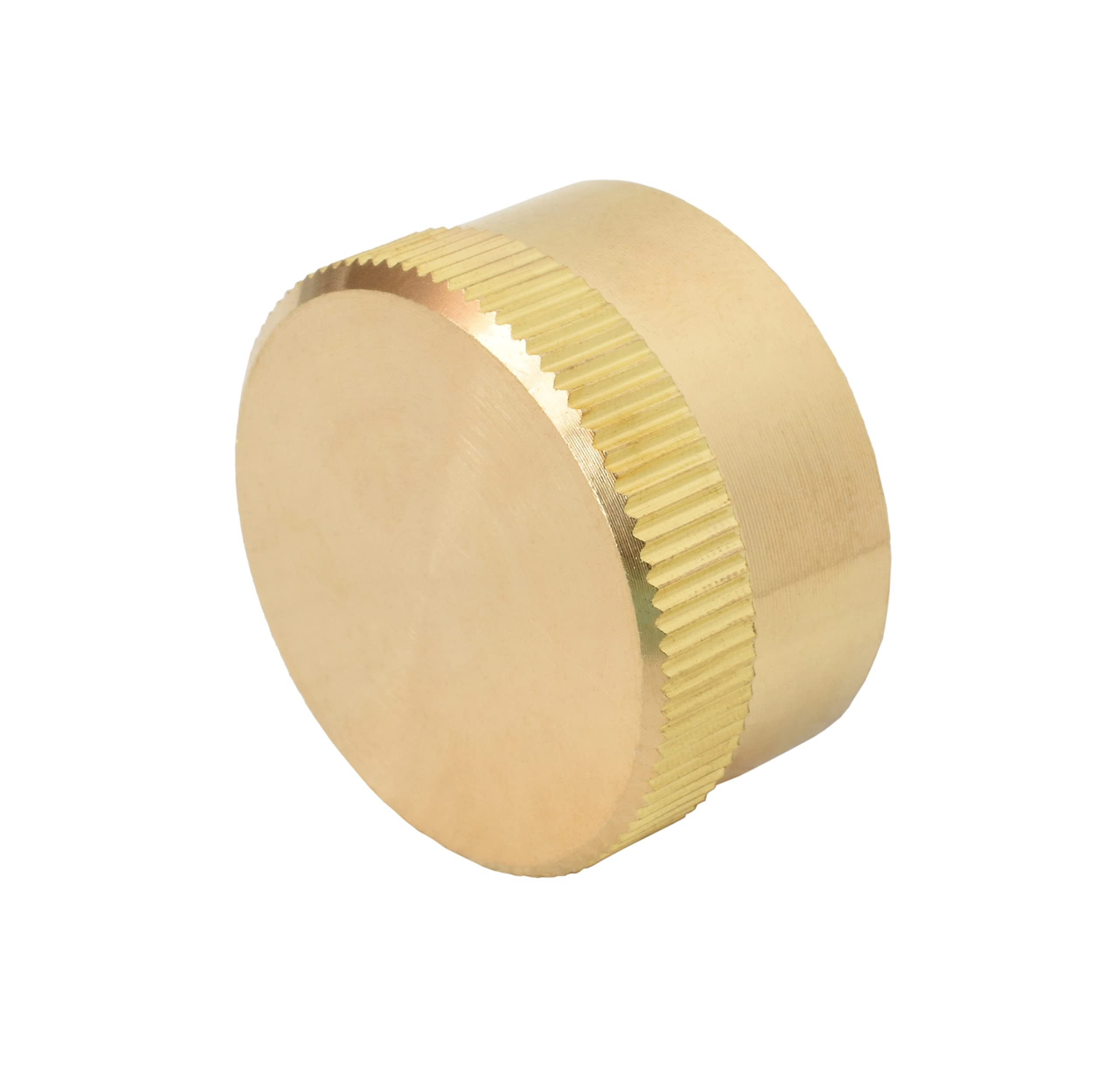 Flame King 4-Pc Universal Solid Brass Caps for 1LB Propane Bottle Gas Tank Cylinders AB228