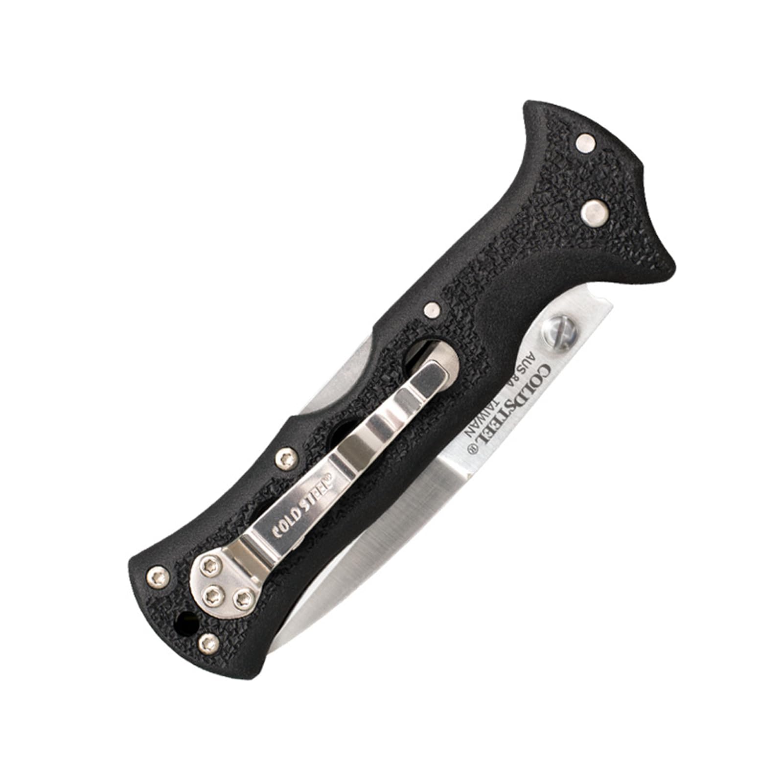 COLD STEEL 2 Counter Point 3" Japanese AUS8A Razor-Sharp Blade 3.875" Griv-Ex Handle Narrow Blade Folding Knife w/Tri-Ad Locking Mechanism