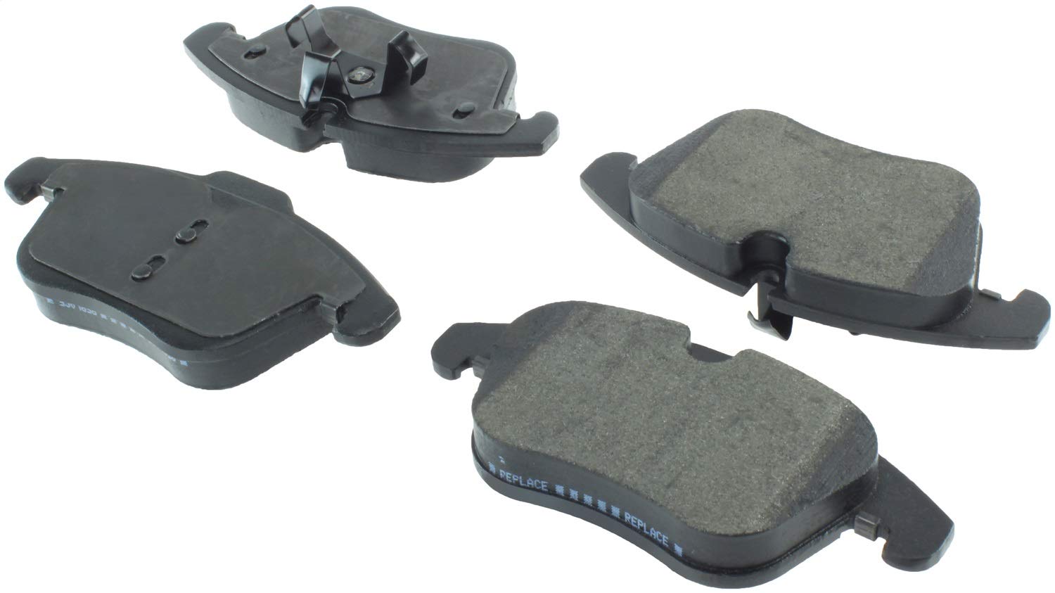 Front StopTech 308.12410 Brake Pads with Shims; Street