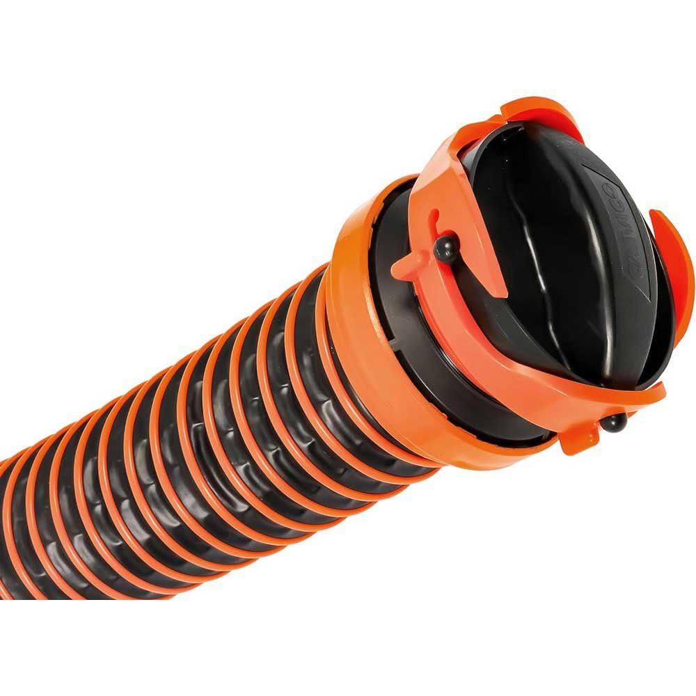 20-Foot Camco RhinoEXTREME Sewer Hose Kit/RV Camper | Features TPE Technology for Abrasion Resistance and Crush Protection | Includes Pre-Attached Rhino Swivel Fittings (39867)