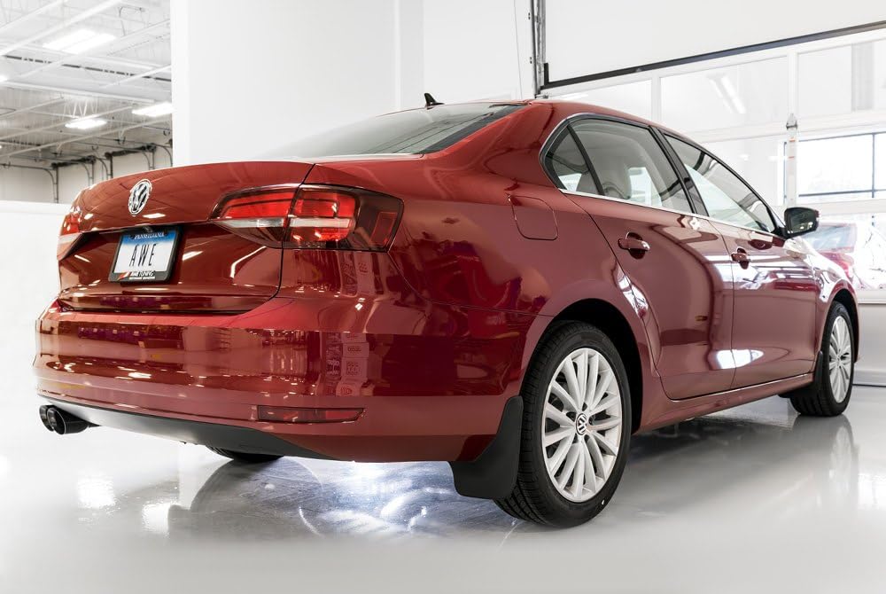 AWE Tuning Volkswagen Jetta Mk6 09-14 1.4T Track Edition Exhaust - Diamond Black Tips - 3020-23034