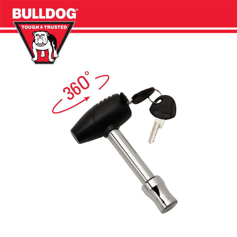 Chrome Bulldog (580407) Easy Access Dogbone Receiver Lock
