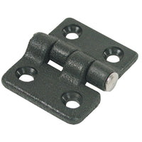 Black Nylon Whitecap Butt Hinge - 1-1/2" x 1-3/8"