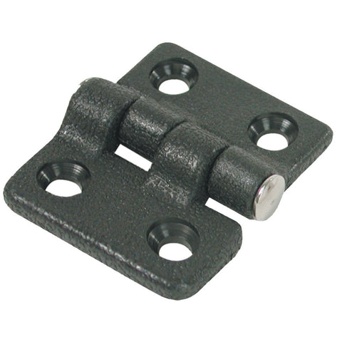 Black Nylon Whitecap Butt Hinge - 1-1/2" x 1-3/8"