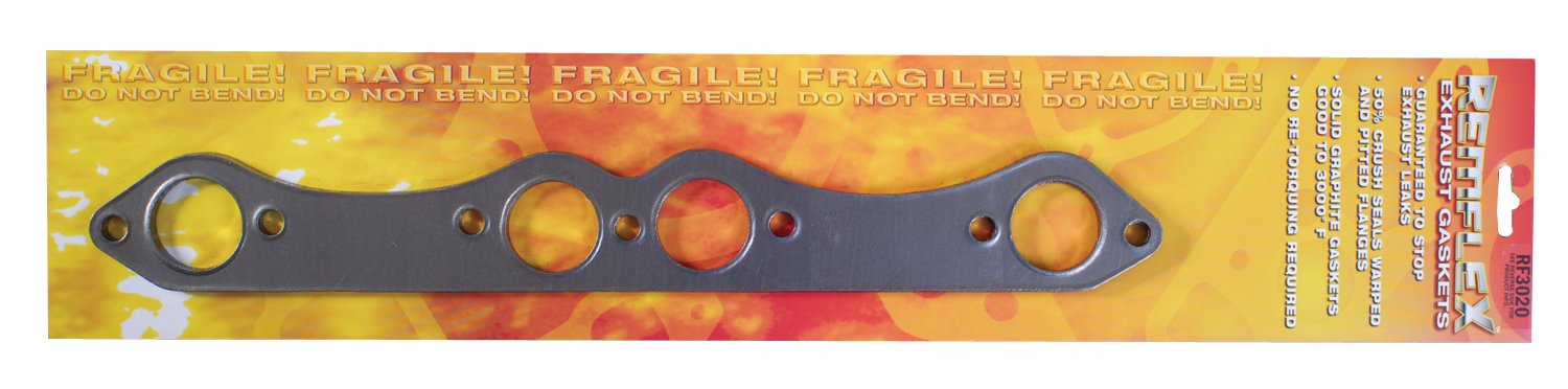 Exhaust Gasket Remflex 3020 for Ford V8 Engine, (Set of 2)