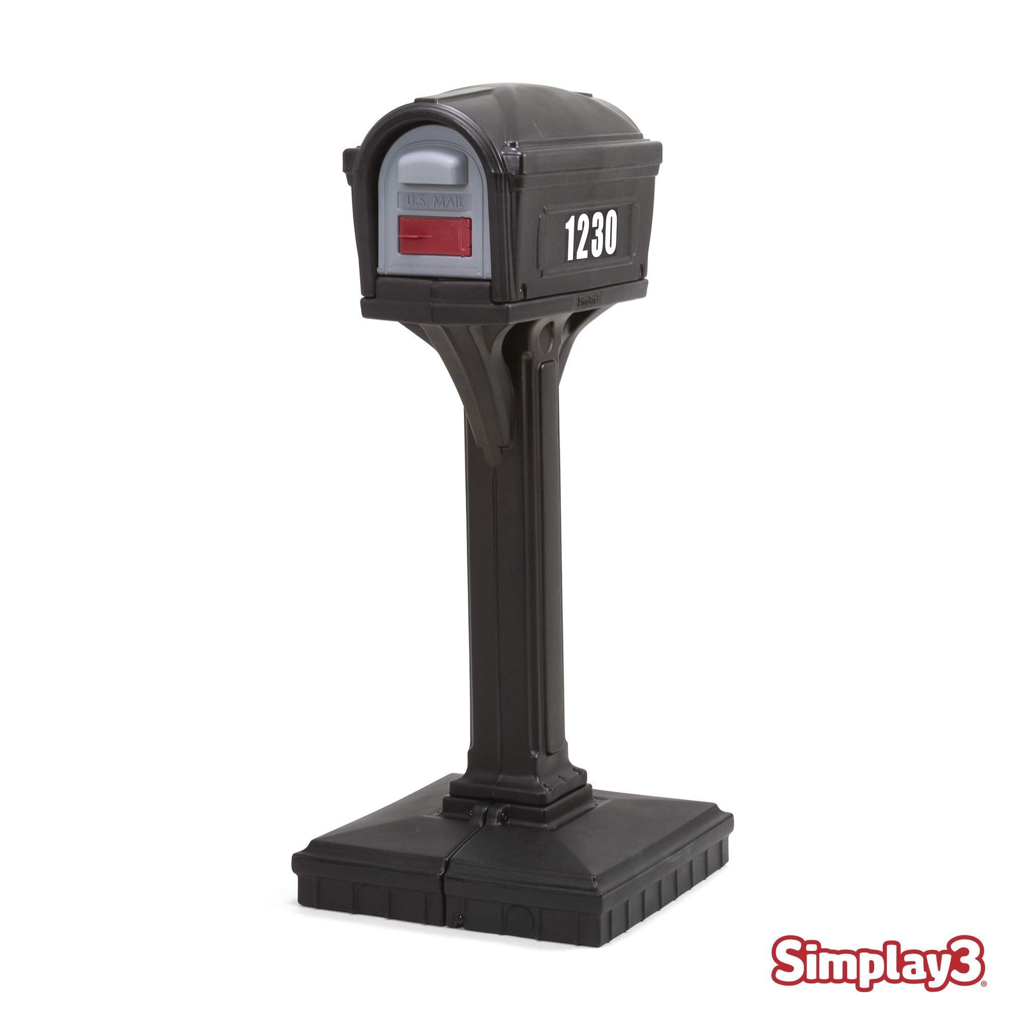 American Home Simplay3 42002R-04 Dig-Free Easy Up Classic Mailbox – Black