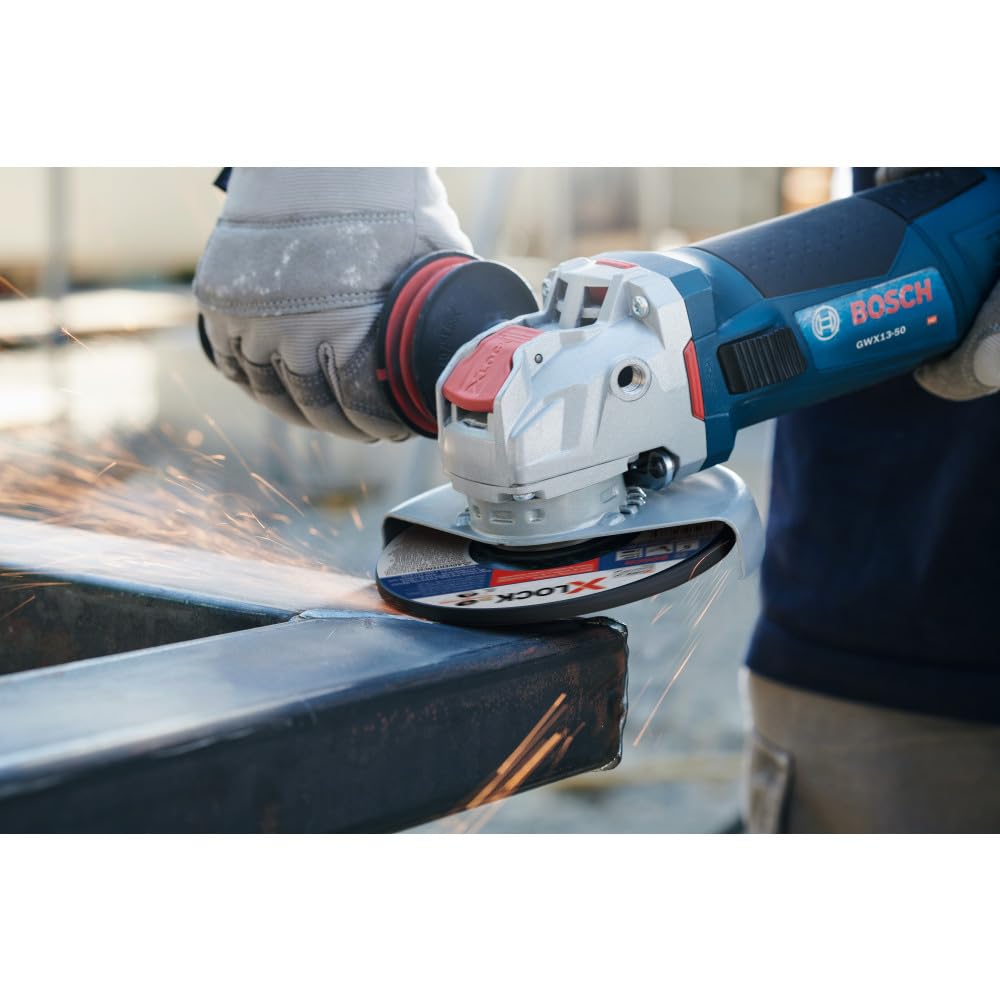 Bosch 4-1/2 In. GWX10-45PE X-LOCK Ergonomic Angle Grinder with Lock-On Paddle Switch