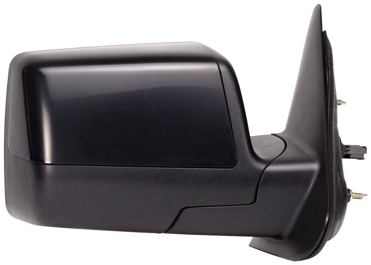 Passenger Side Fit System Mirror for Ford Ranger, Textured Black, w/PTM Cover, Foldaway, Power