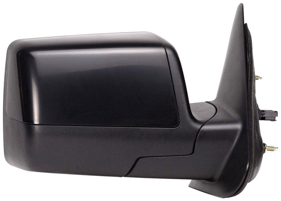 Passenger Side Fit System Mirror for Ford Ranger, Textured Black, w/PTM Cover, Foldaway, Power