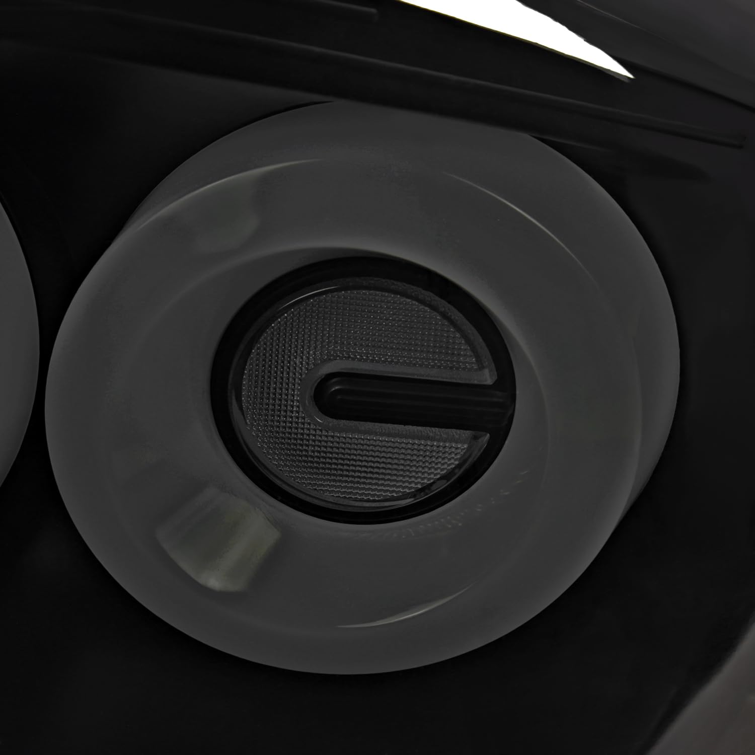 Black Smoke SPEC-D TUNING Full LED Tail Lights w/White Fiber Optic Halo Ring, Sequential Turn Signal, and Startup Animation Compatible with 2003-2007 Infiniti G35, Left + Right Pair Assembly