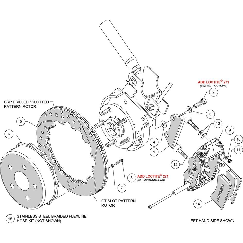 Rear FNSL4R Kit,12.88"