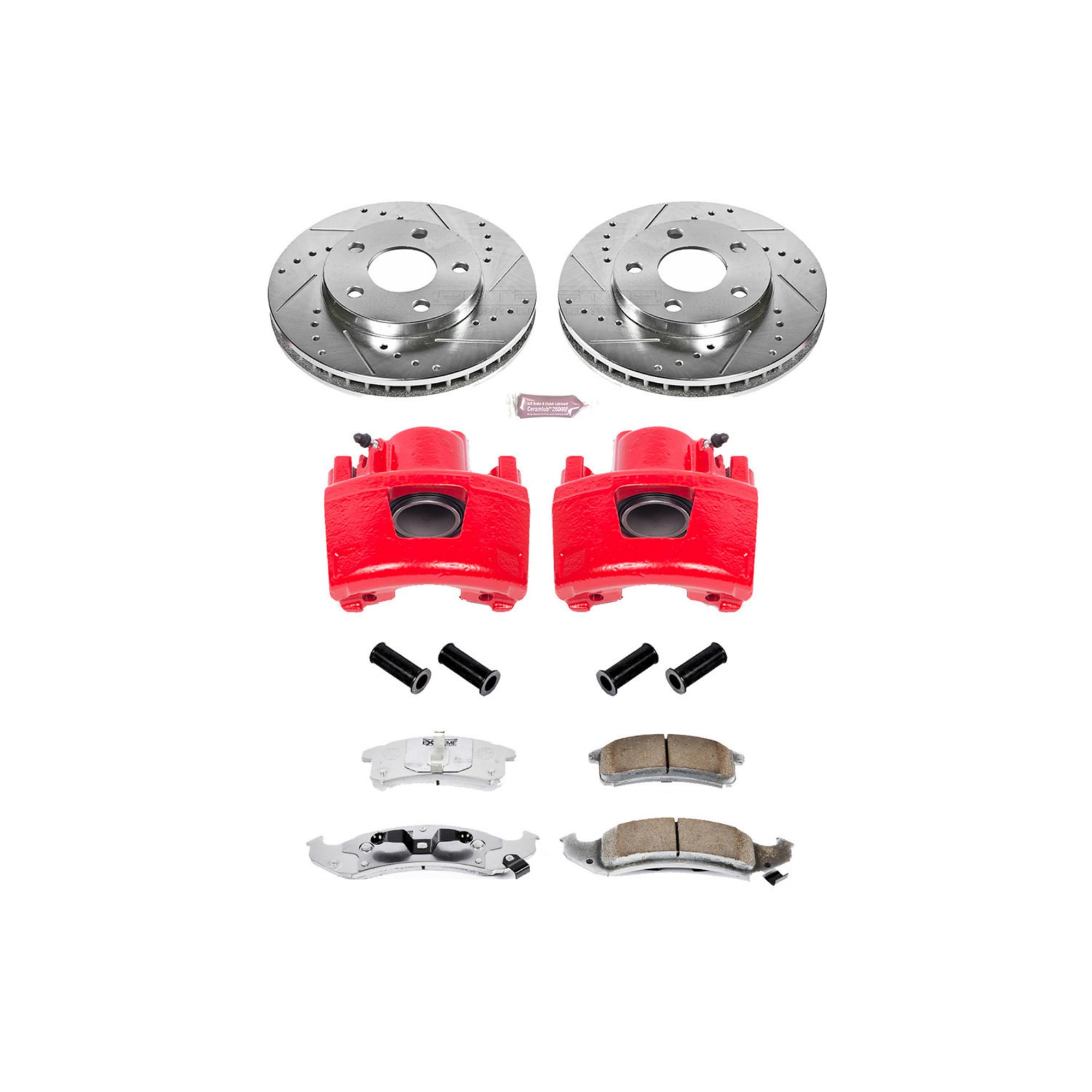 Power Stop Z26 KC1534-26 Front Street Warrior Brake Kit Buick Cadillac Chevrolet Oldsmobile Pontiac