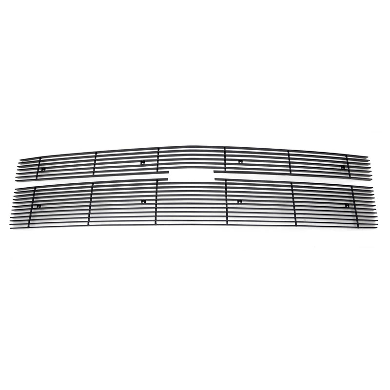 2014-2015 Silverado 1500 T-Rex Grilles Billet Grille, Black, 2 Pc, Replacement - PN #20121B