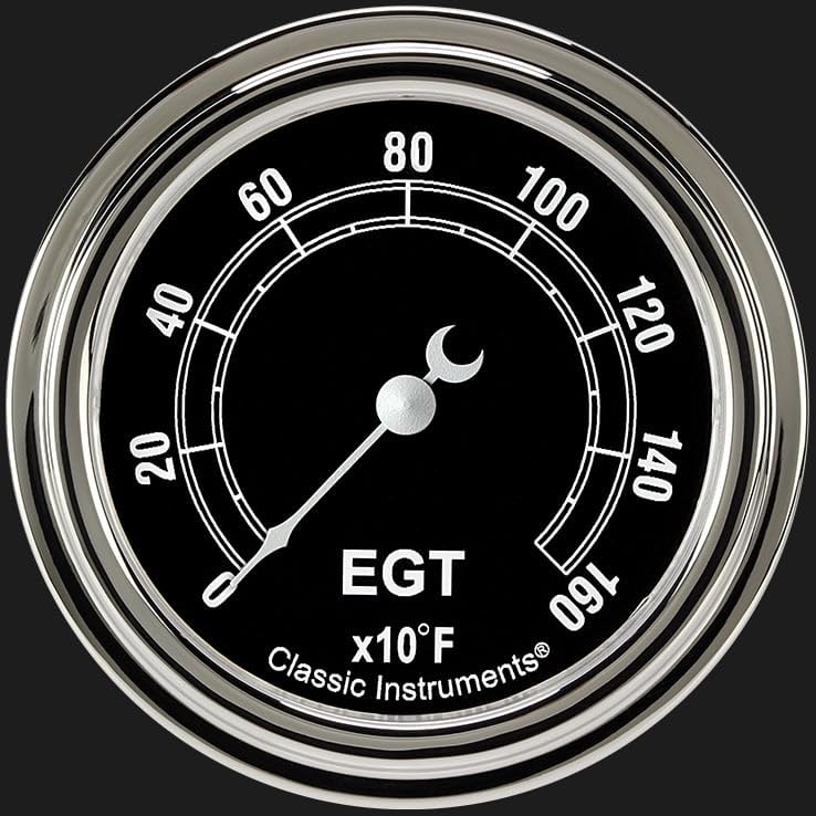 2 5/8" Traditional Exhaust Gas Temp. Gauge TR398SLF