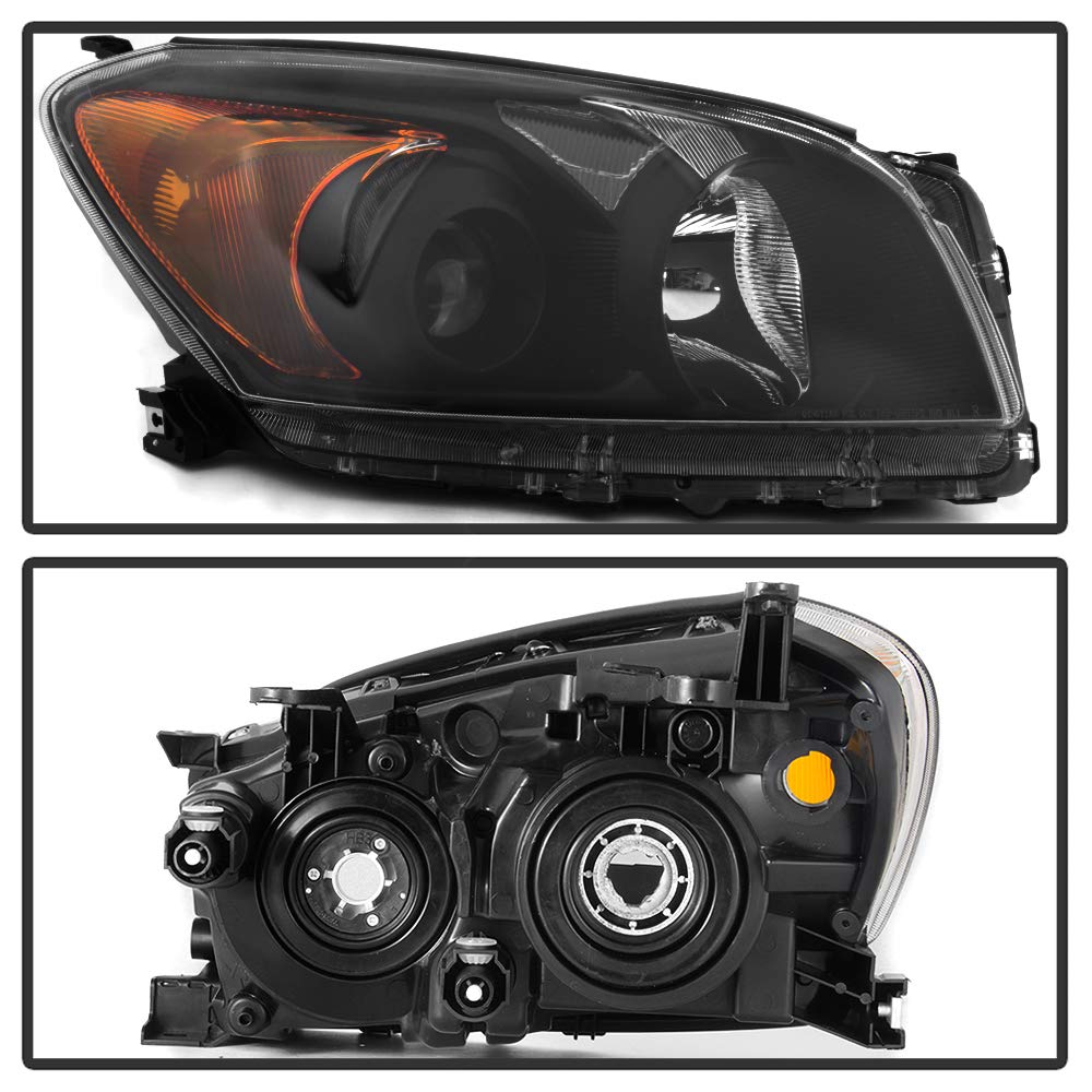 09-12 Toyota RAV4 OEM Style Black Headlights - xTune (HD-JH-TRAV409-AM-BK)