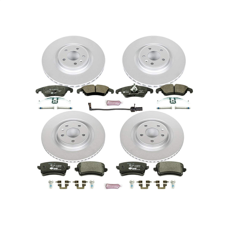 Euro-Stop Power Stop ESK6155 Brake Kit Front and Rear